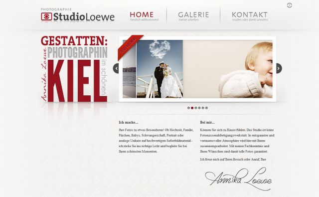Photographie Studio Loewe screenshot