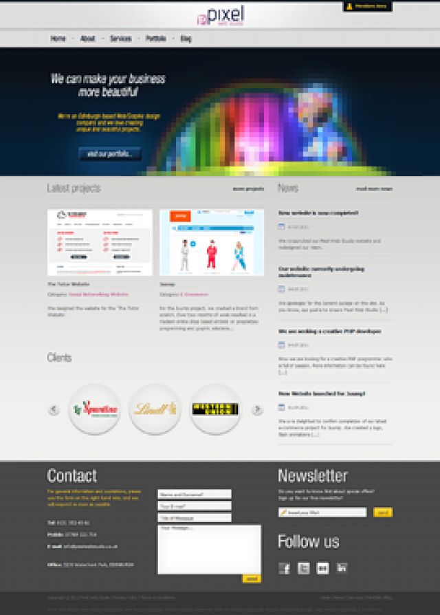 Pixel Web Studio screenshot