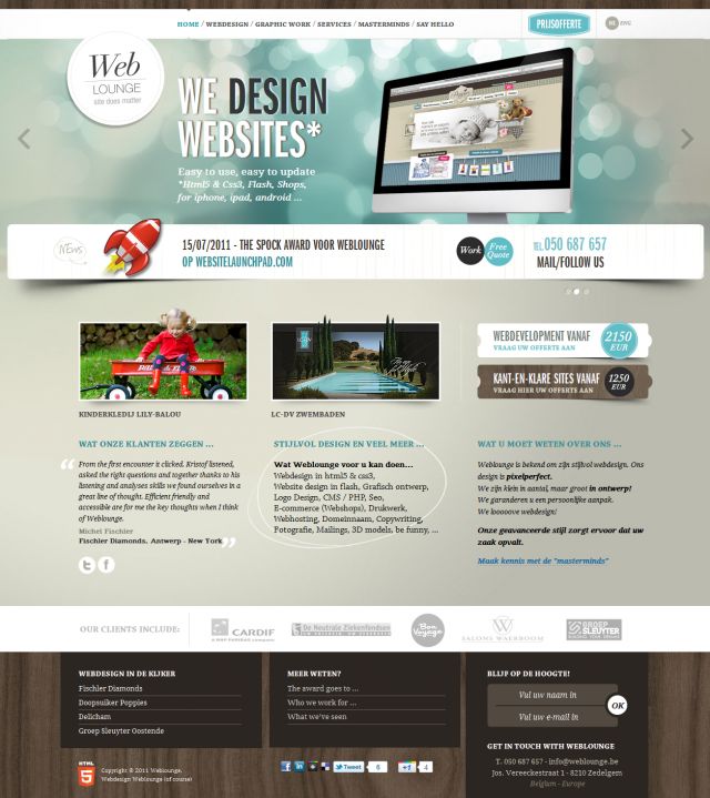 Webdesign Weblounge screenshot