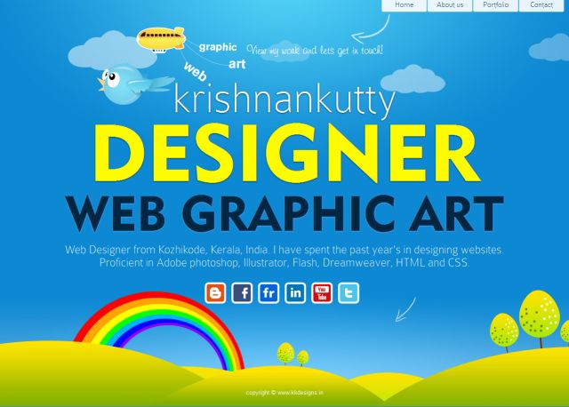krishnankutty webdesigner screenshot