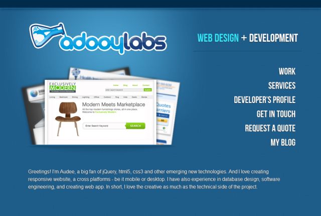 Adooylabs Web Design screenshot