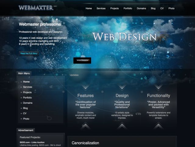 webmaxter.org screenshot