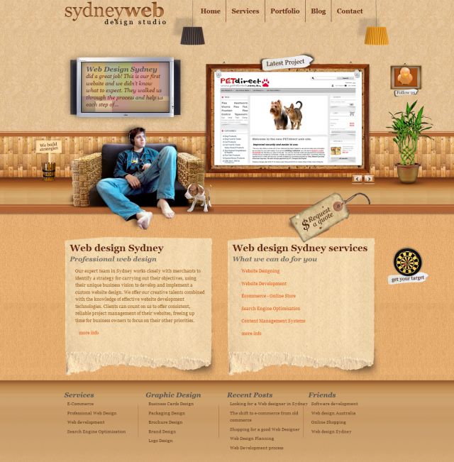 Web design Sydney   screenshot