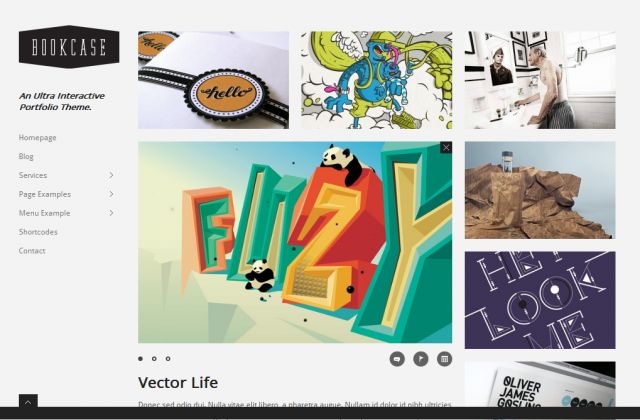 Bookcase  Wordpress Portfolio Theme screenshot