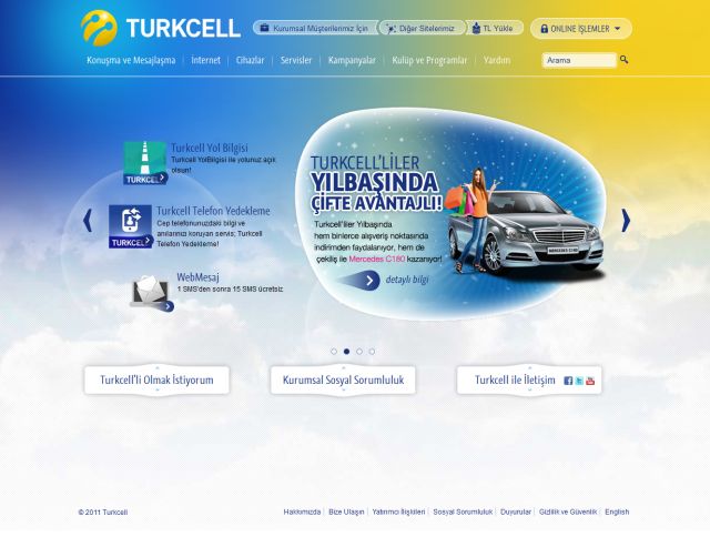 Turkcell screenshot