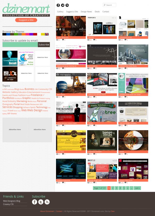 dzinemart CSS Sites screenshot