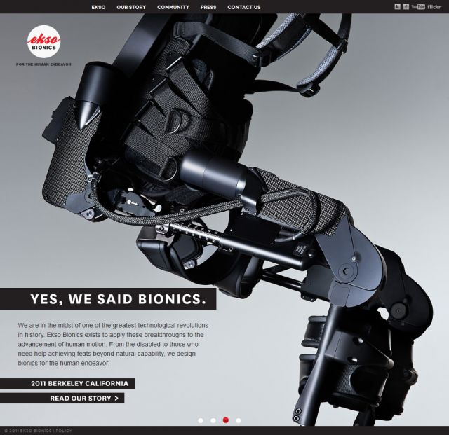 Ekso Bionics screenshot