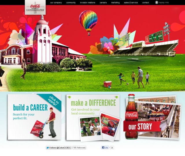 Coca Cola Bottling Co. Consoli screenshot