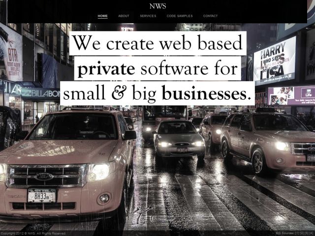 Nicholson Web Software screenshot