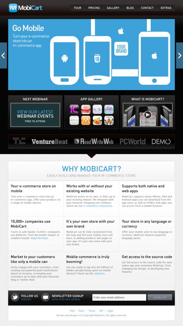 MobiCart  screenshot