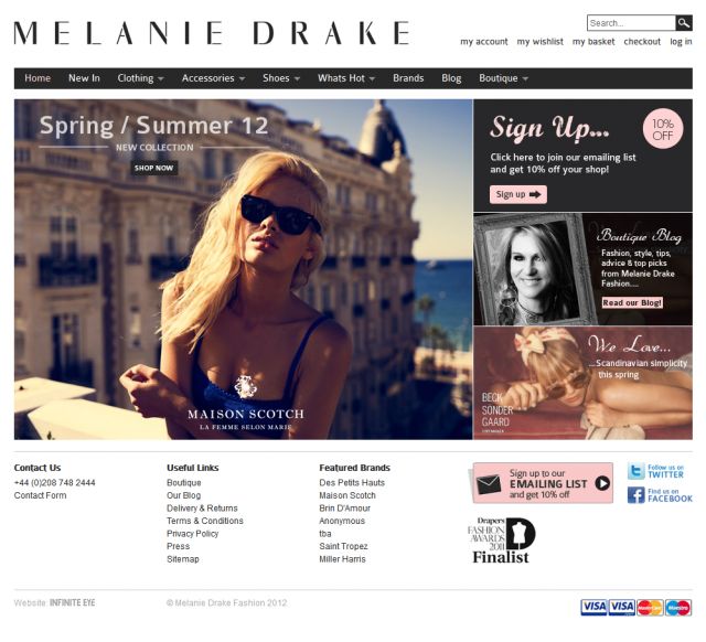 Melanie Drake Fashion screenshot