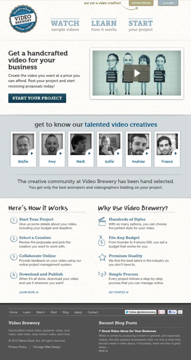 Video Brewery Custom Explain screenshot