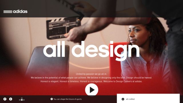 adidas Design Studios screenshot