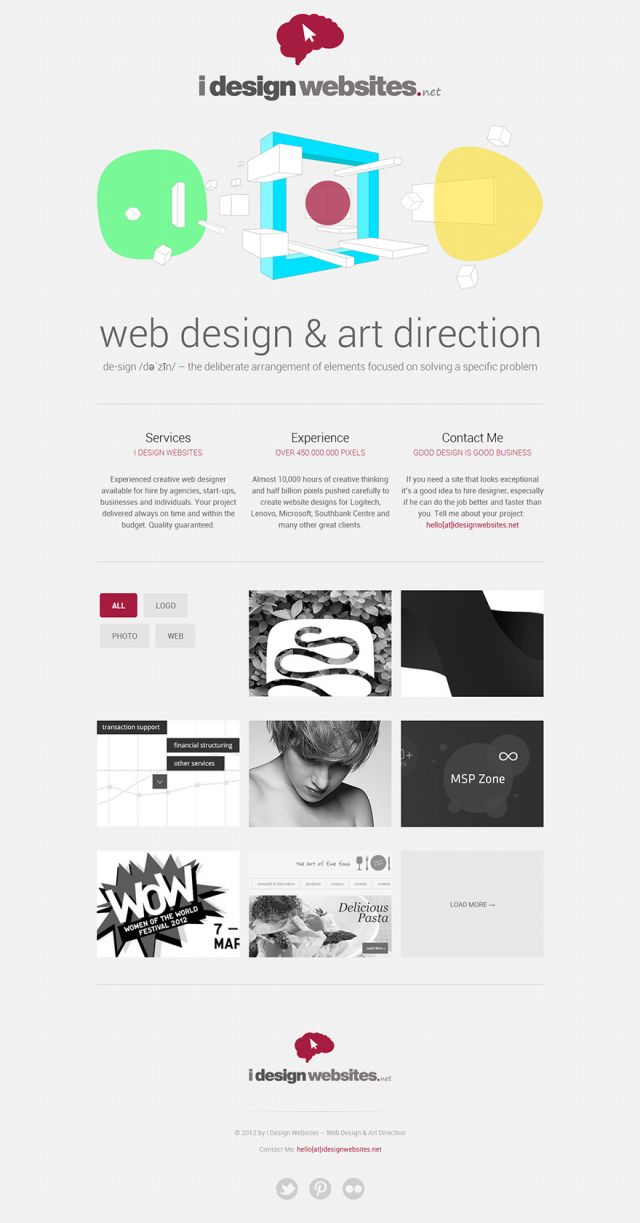 I Design Websites screenshot