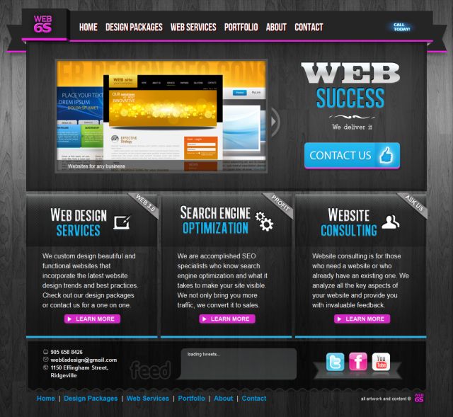 Web6S Website Design and SEO screenshot