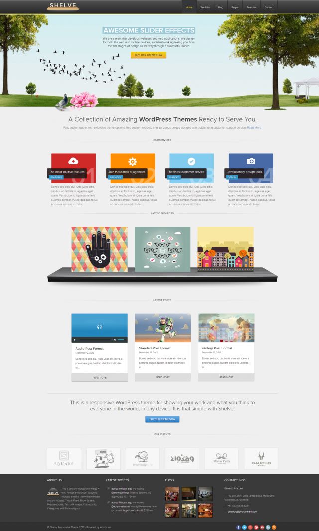 Shelve Premium Wordpress Theme screenshot