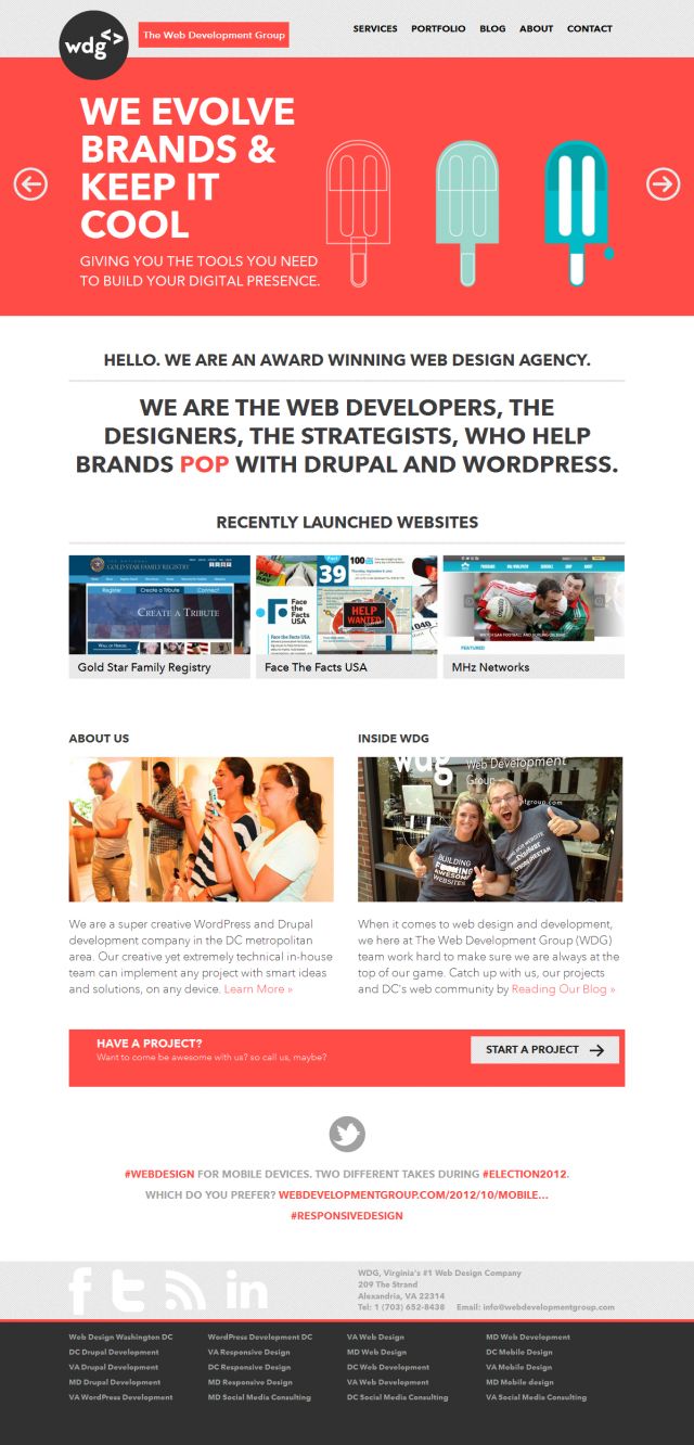 The Web Development Group screenshot