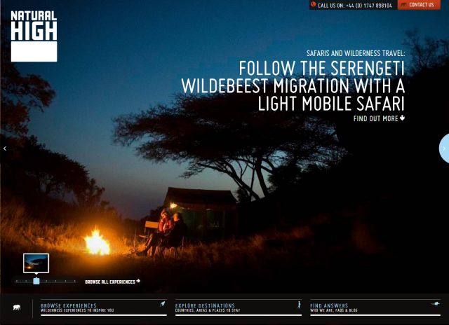 Natural High Safaris screenshot