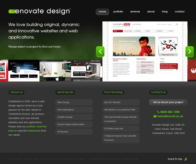 Enovate Design screenshot