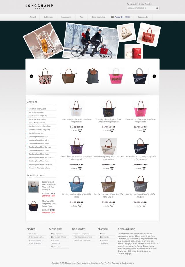 Boutique Longchamp En Ligne screenshot