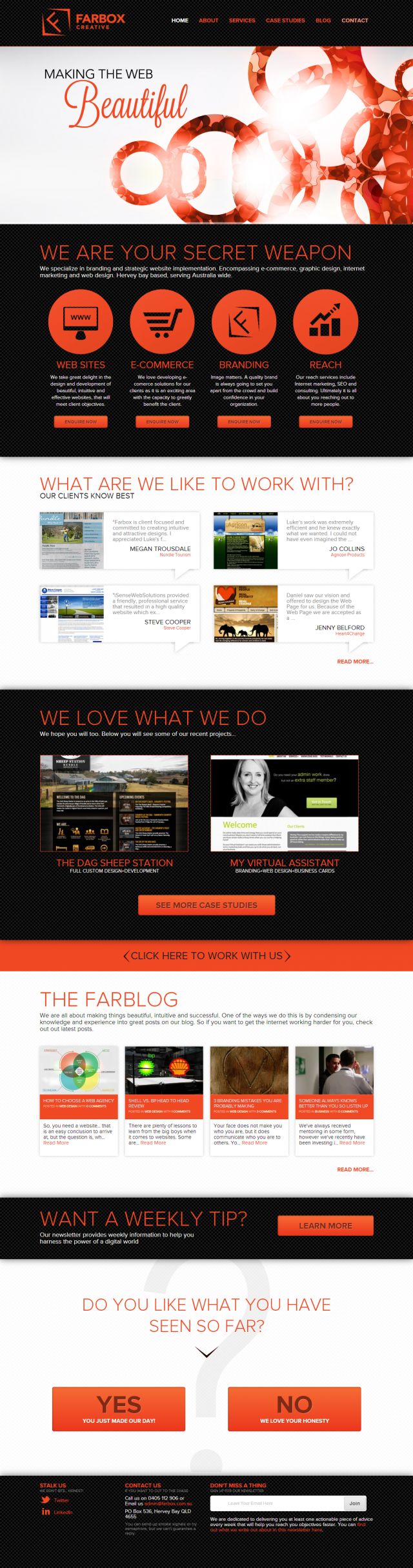 Farbox Creative Web Design Stu screenshot