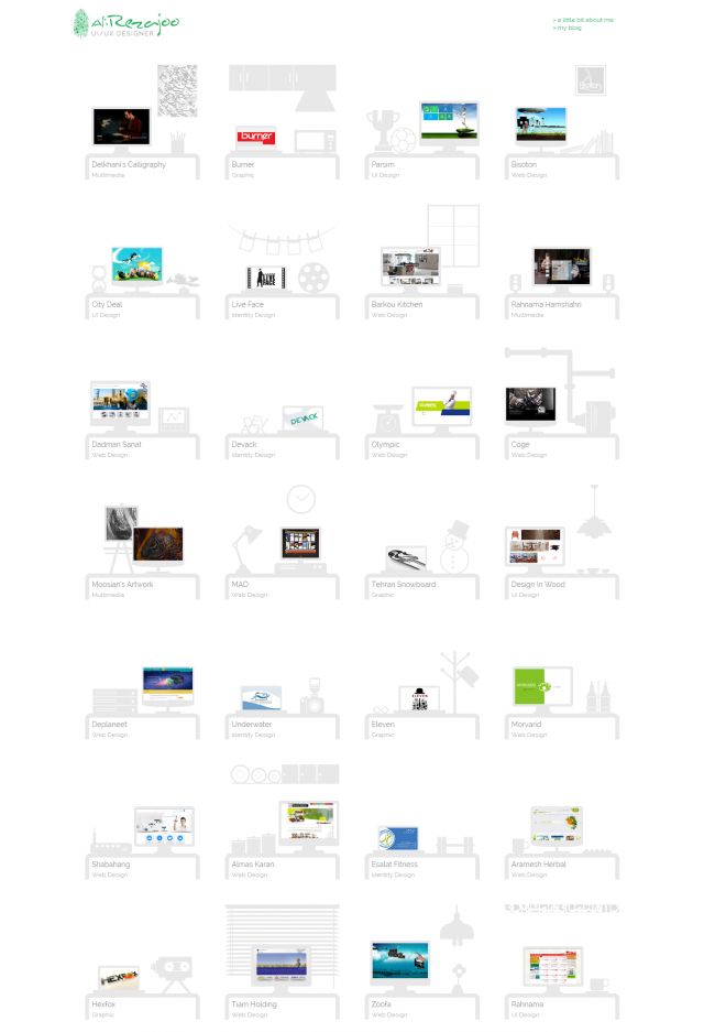 The CSS-Based Portfolio screenshot