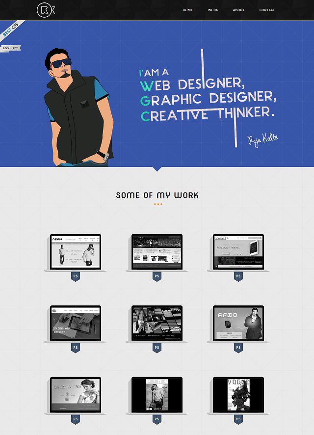 Web Designer, Graphic Designer screenshot