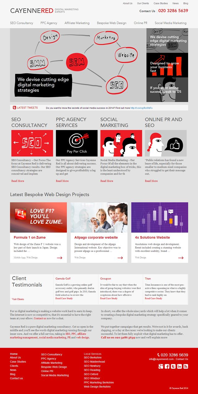  Bespoke Web Design screenshot
