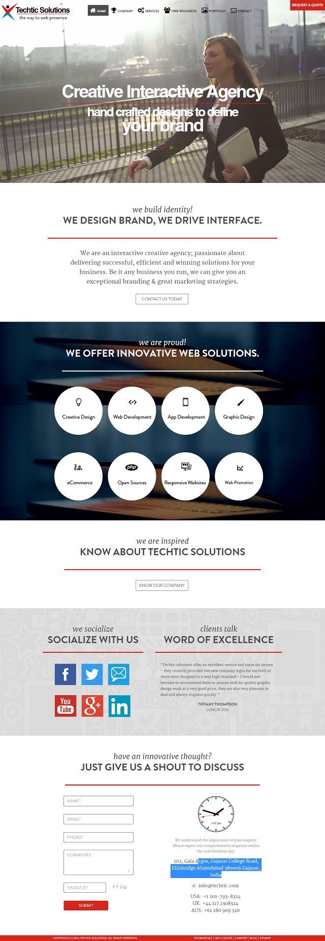 Techtic Solutions screenshot