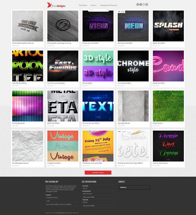 Free Graphic Designs screenshot