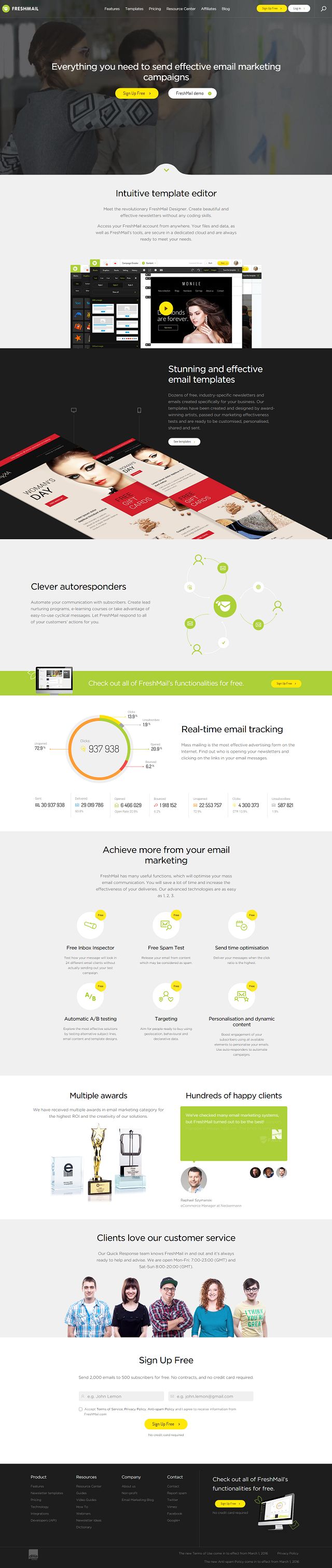 FreshMail Email Marketing screenshot