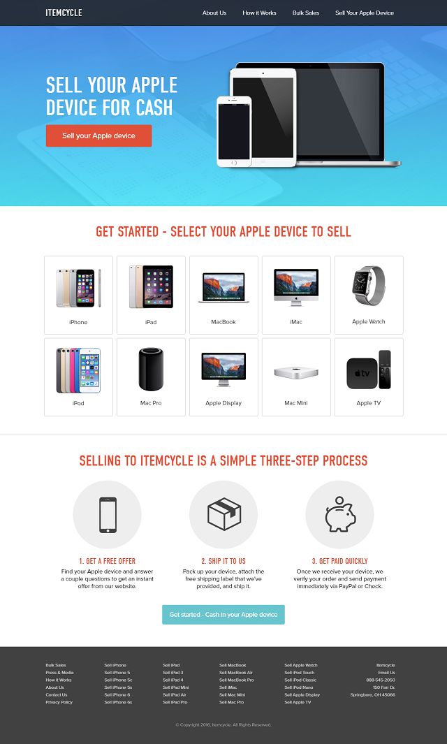 Itemcycle - Sell iPhone, iPad screenshot