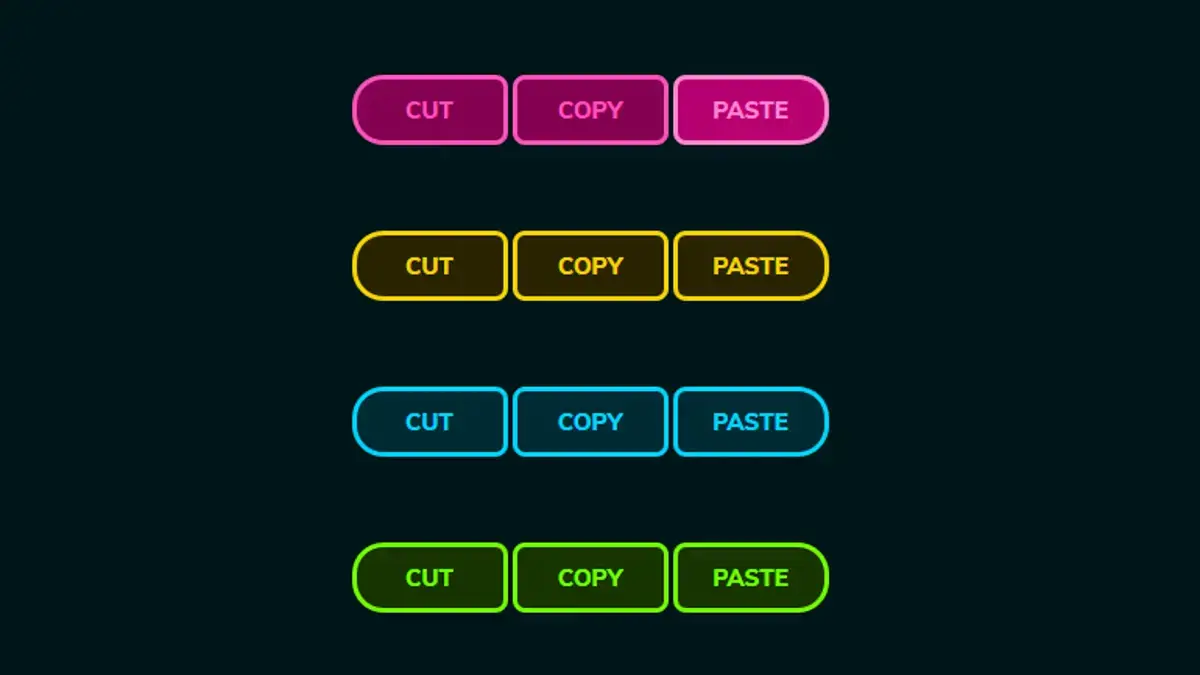 CSS Buttons - Multi Button - Pillbox example : CSS Mix