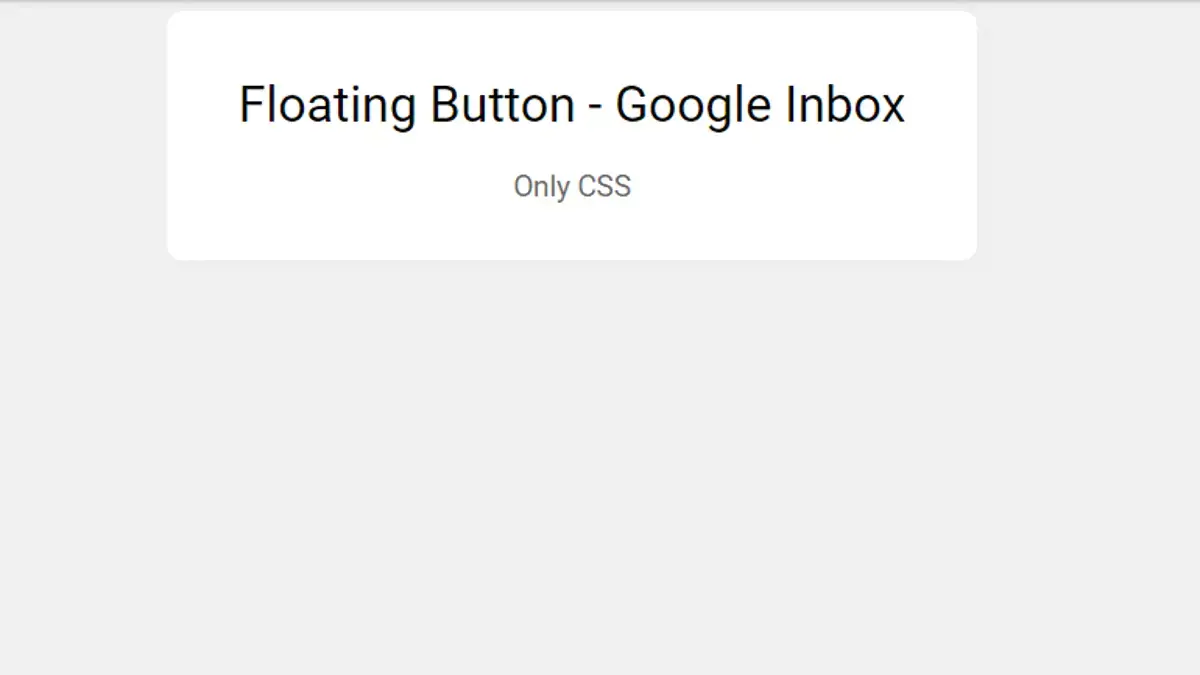 CSS Floating Action Buttons - Material Floating Button Css example ...