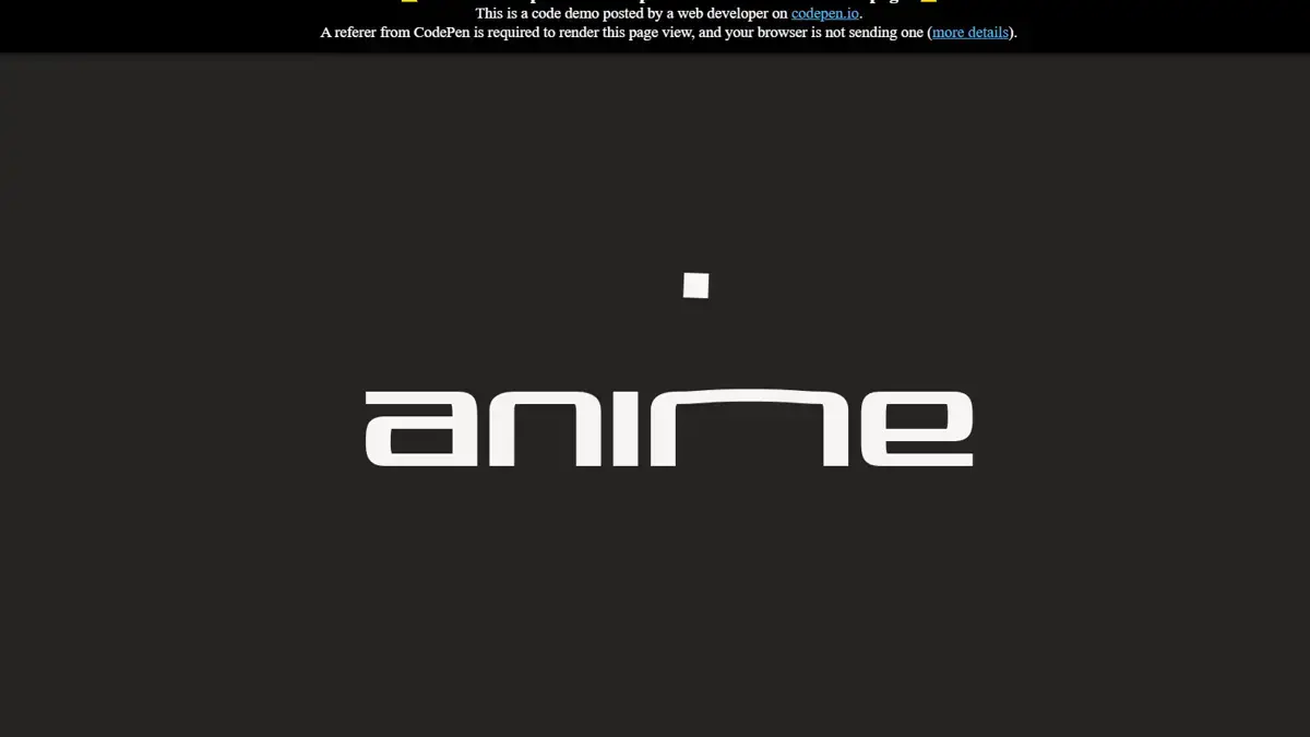 Anime JS Examples - Anime.Js V3 Logo Animation example : CSS Mix