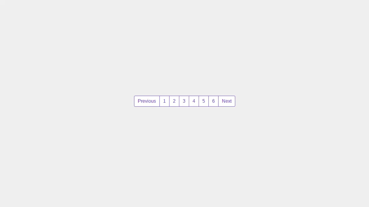 Bootstrap 4 Pagination With Previous And Next Button screenshot