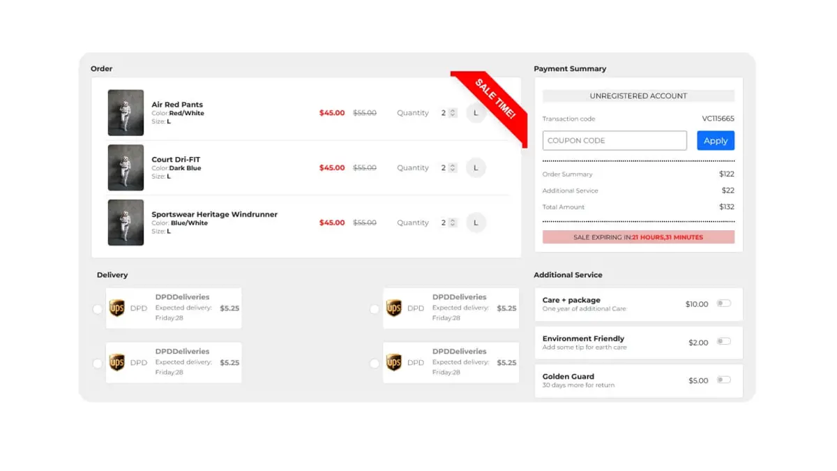Bootstrap 5 Ecommerce Page screenshot