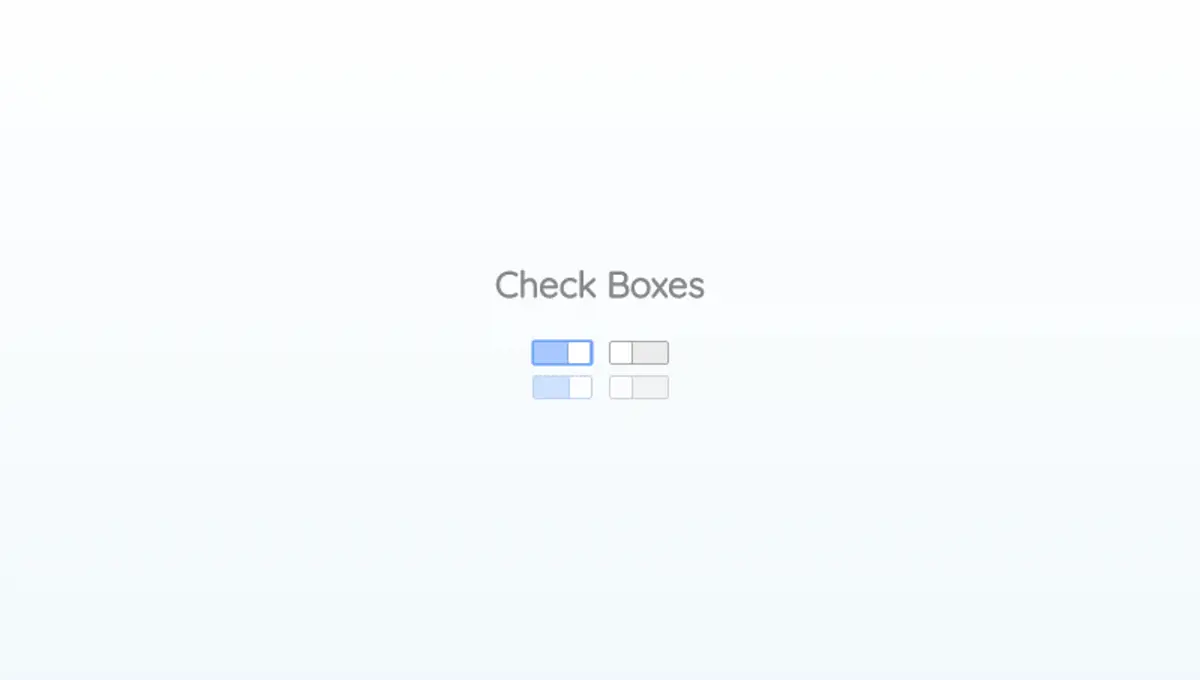 Check Boxes screenshot