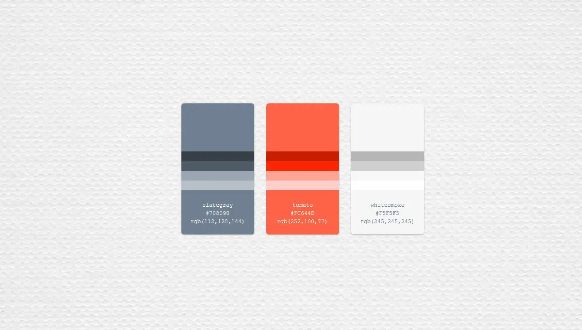 CSS Color Palettes - Color Palette example : CSS Mix