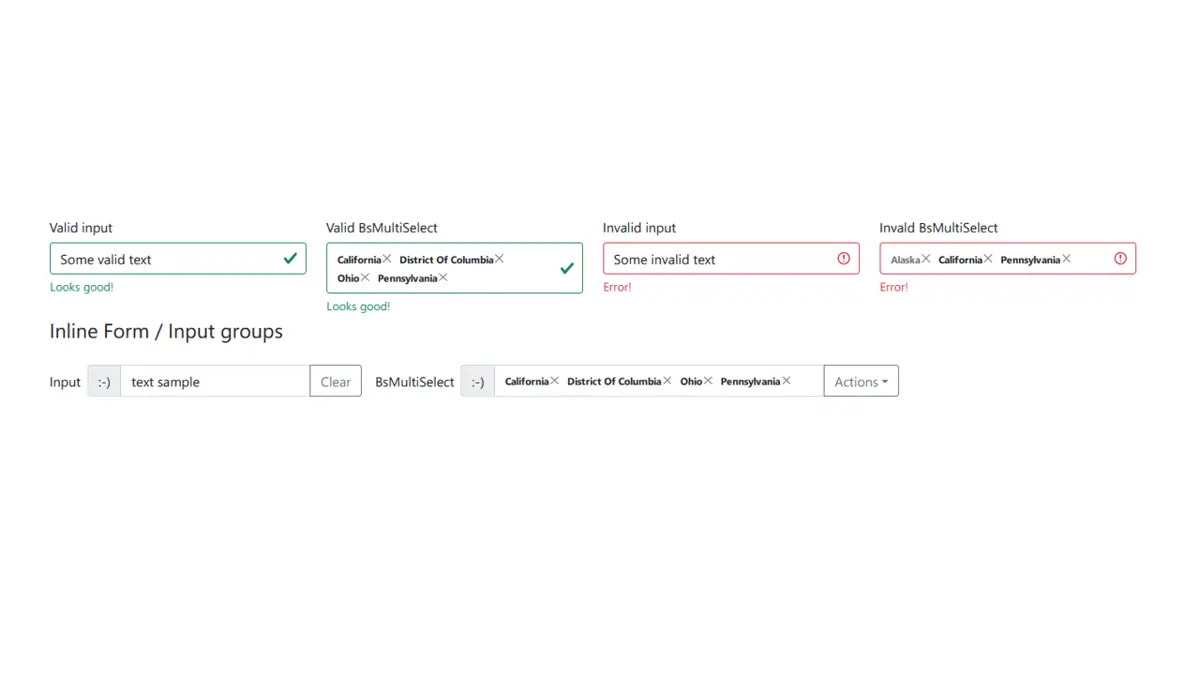 Dashboardcode Multiselect Plugin For Bootstrap 5 screenshot