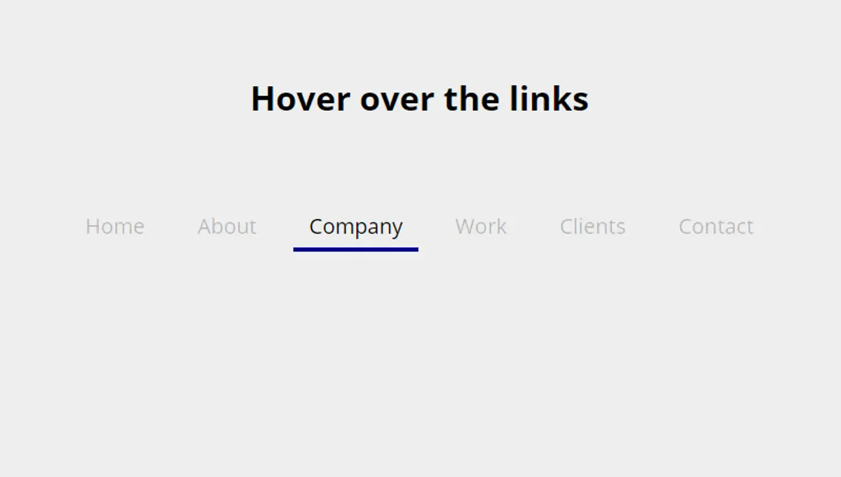 How To Build A Shifting Underline Hover Effect With Css And Javascript screenshot