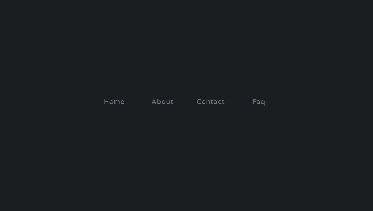 CSS Horizontal Menus - Menu Hover Line Effect example : CSS Mix