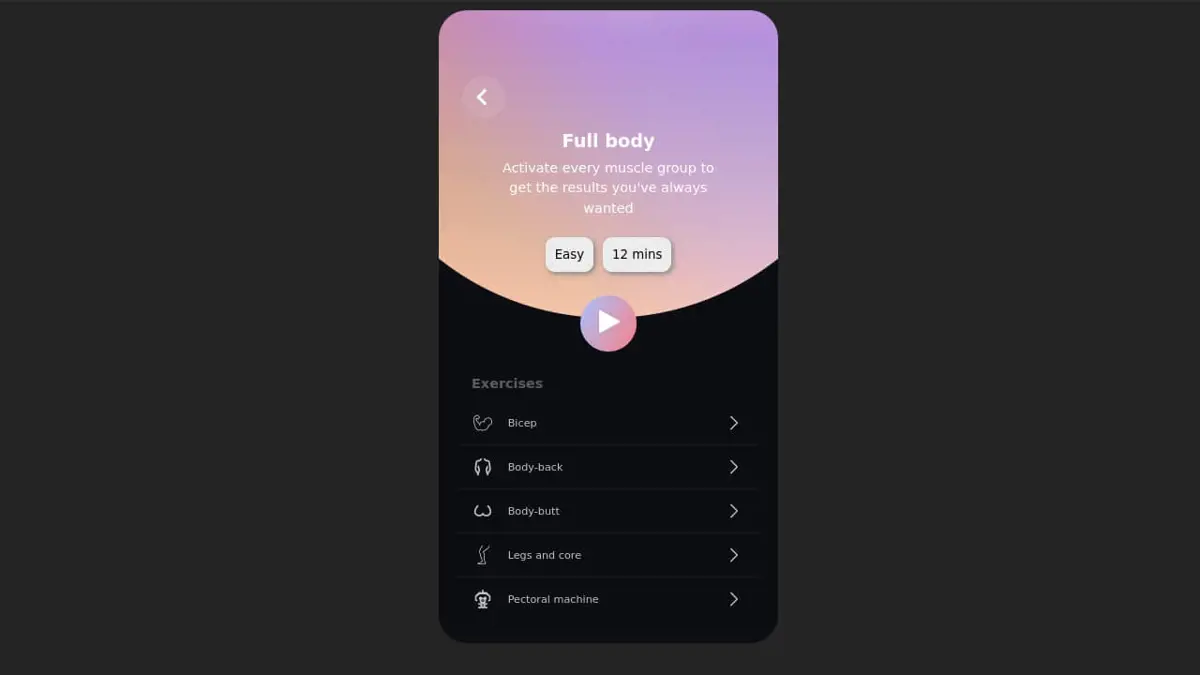 CSS App Design Examples - Mobile Ui Css Only example : CSS Mix