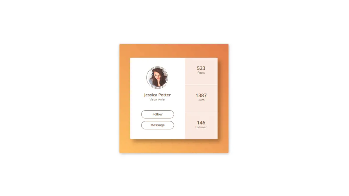 CSS Profile Cards - Profile Card example : CSS Mix