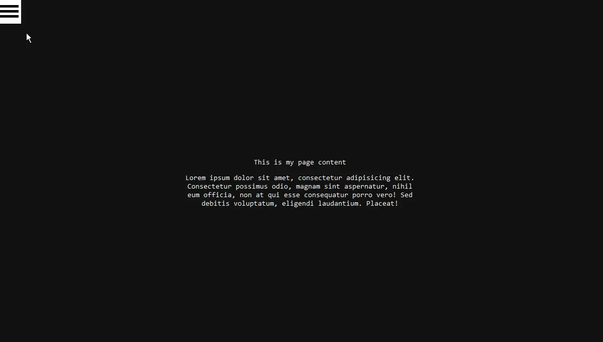 jQuery Fullscreen Menus - Quick And Easy Fullscreen Menu example : CSS Mix