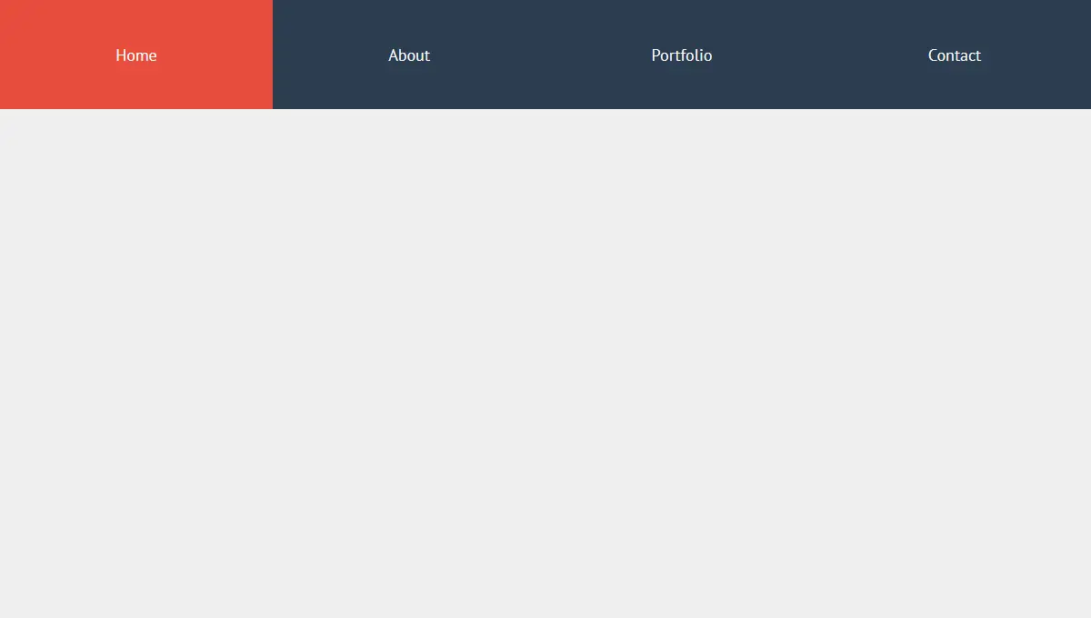CSS Horizontal Menus - Responsive Menu Effect example : CSS Mix