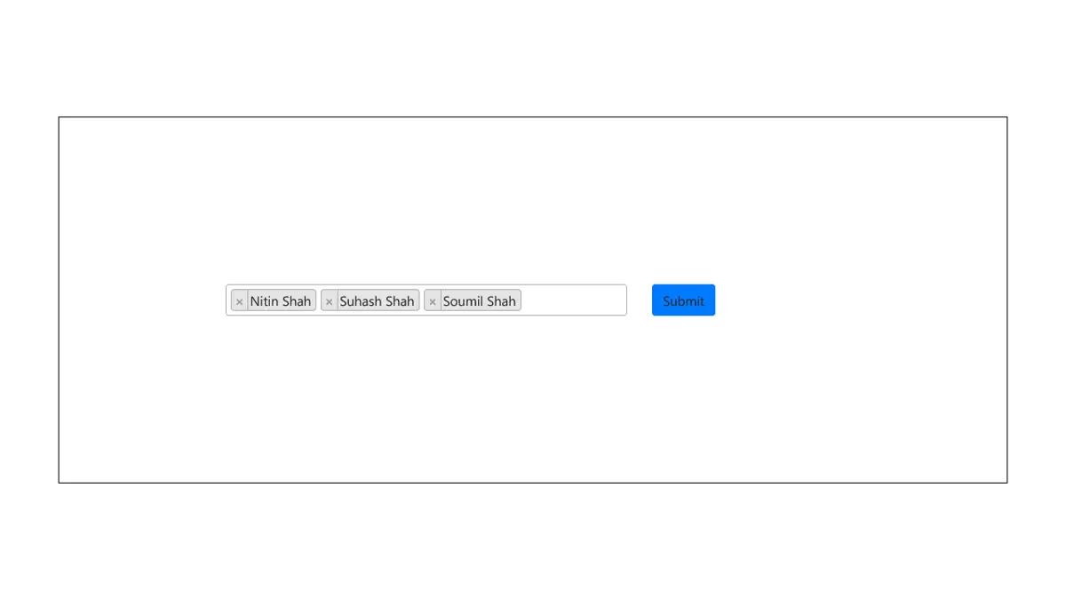 Simplified Jquery Select2 Multiselect screenshot
