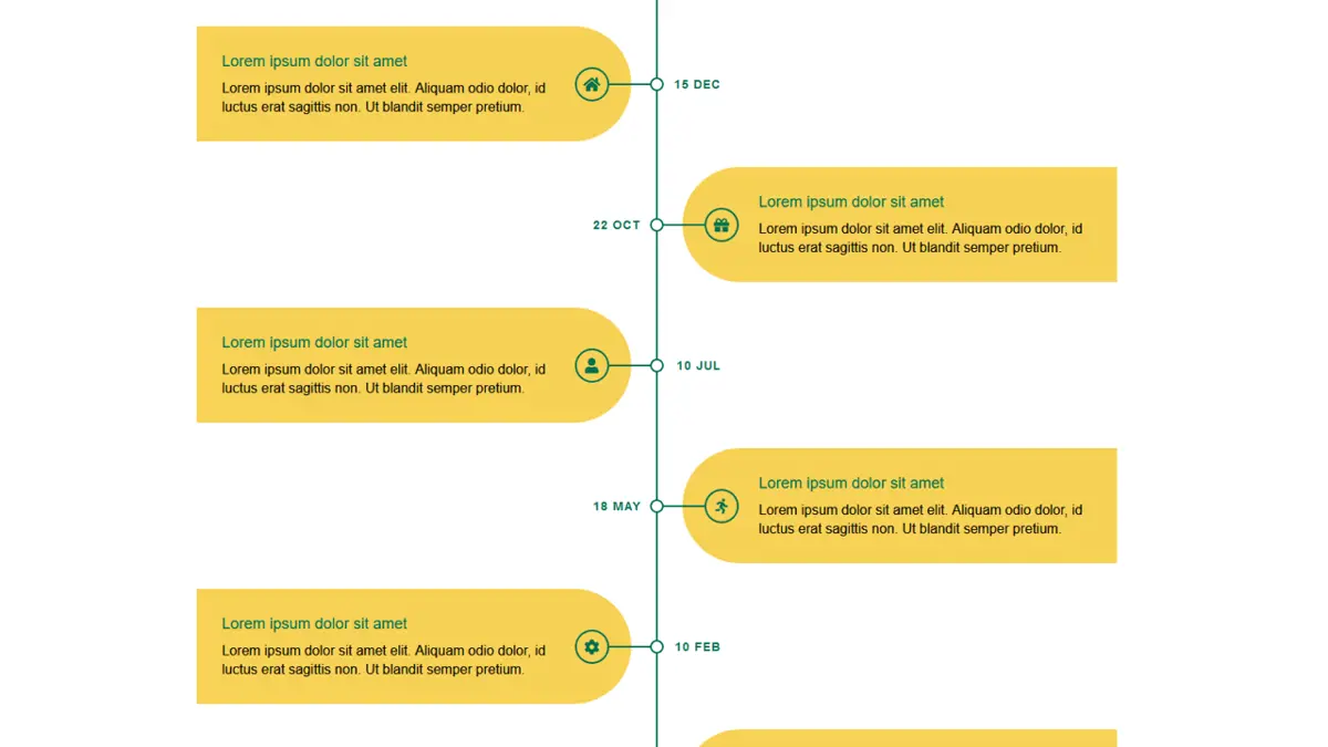 CSS Timelines - Super Simple Timeline example : CSS Mix