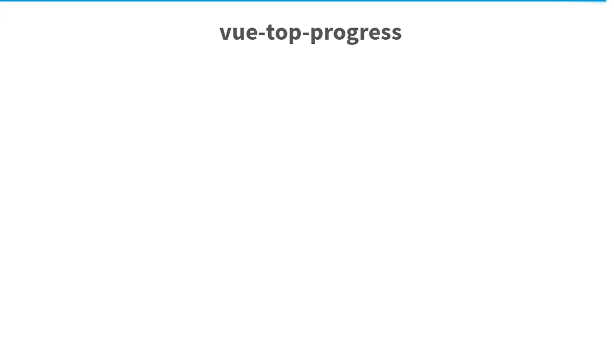Vue Top Progress screenshot