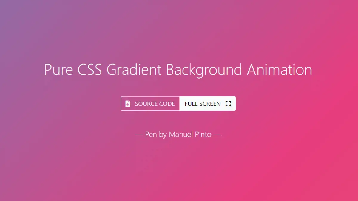CSS Animated Backgrounds - Pure Css3 Gradient Background Animation ...